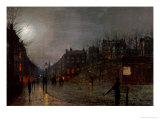 Going Home at Dusk, 1882 reproduction procédé giclée par John Atkinson Grimshaw