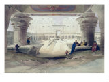 View from Under the Portico of Temple of Edfou, Upper Egypt Lámina giclée por David Roberts View from Under the Portico of Temple of Edfou, Upper Egypt Lámina giclée por David Roberts