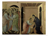 Maesta: the Virgin Says Farewell to St. John, 1308-11 Giclee Print by Duccio di Buoninsegna 