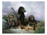 After the Shoot, 1895 Giclee Print by William Woodhouse