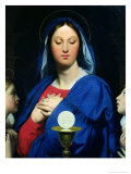 The Virgin of the Host, 1866 Lámina giclée por Jean-Auguste-Dominique Ingres