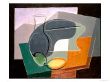 Fruit-Dish and Carafe, 1927 Impressão giclée por Juan Gris Fruit-Dish and Carafe, 1927 Impressão giclée por Juan Gris
