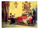 The Concert Giclee Print by Vincente Gonzalez Palmaroli