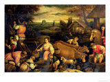 The Four Seasons: Autumn Giclee Print by Jacopo Bassano