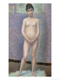 Model from the Front, 1886-7 Giclee Print by Georges Seurat Model from the Front, 1886-7 Giclee Print by Georges Seurat