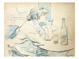 Woman Drinker, or the Hangover, 1889 Giclee Print by Henri de Toulouse-Lautrec