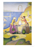 Young Women of Provence at the Well, 1892 Giclee Print by Paul Signac