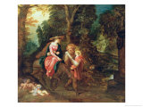 L'arrivée en Egypte reproduction procédé giclée par Frans Francken the Younger