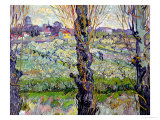 View of Arles, c.1889 Gicléedruk van Vincent van Gogh