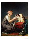 The Cat's Lunch Giclee Print by Marguerite Gerard