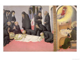 St. Jerome Appearing to St. Cyril of Jerusalem, 1444 reproduction procédé giclée par Sano di Pietro 