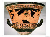 Attic Red-Figure Calyx-Krater Depicting Herakles Wrestling with Antaeus, from Cervetri Giclee Print by Euphronios 