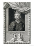 John King of England from 1199, Engraved by the Artist Reproduction procédé giclée par George Vertue