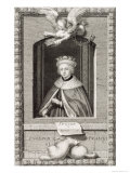 Edward V King of England in 1483, after a Portrait in a Book, Engraved by the Artist Reproduction procédé giclée par George Vertue
