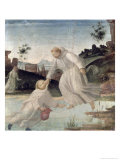 Scenes from the Life of St. Benedict: Maurus, on the Instruction of St. Benedict Giclee-trykk av Bartolomeo Di Giovanni Scenes from the Life of St. Benedict: Maurus, on the Instruction of St. Benedict Giclee-trykk av Bartolomeo Di Giovanni