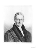 Portrait of Thomas Robert Malthus for the "Dictionary of Political Economics" Giclee Print by John Linnell