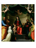 The Mystic Marriage of St. Catherine of Siena with Saints, 1511 Giclee Print by Fra Bartolommeo