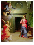 The Annunciation (panel) Lámina giclée por Agnolo Bronzino