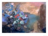 Ophelia Among the Flowers, circa 1905-8 Giclee Print by Odilon Redon