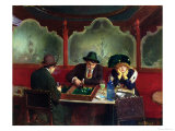 The Backgammon Players reproduction procédé giclée par Jean Béraud