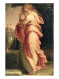 Artemisia Grieving Over Mausolus reproduction procédé giclée par Francesco Salviati