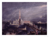 St. Mark's Place, Venice Pub. 1881 reproduction procédé giclée par William Turner