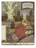 Marzo Lámina giclée por Eugene Grasset Marzo Lámina giclée por Eugene Grasset