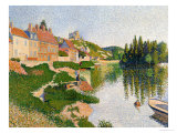 The River Bank, Petit-Andely, 1886 reproduction procédé giclée par Paul Signac