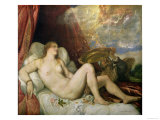 Danae, circa 1554 Lámina giclée por Titian (Tiziano Vecelli) Danae, circa 1554 Lámina giclée por Titian (Tiziano Vecelli)