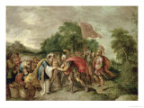 The Meeting of Abraham and Melchizedek Giclee Print by Frans II Franken