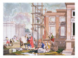 Architecture, from a Series of Four Illustrating the Fine Arts Giclee Print