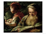 Youth and Age Lámina giclée por Abraham Bloemaert