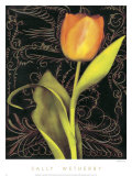 Tulip Manuscript II Posters by Sally Wetherby