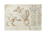 Lion royal II Poster par Maria Teresa Faini