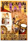 February Fiestas in Havana, 1937 Affiches