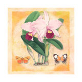 Asian Botanical I Poster von Walter Robertson