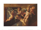 Adoration des bergers Posters par Nicolas Poussin