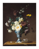 Fleurs d'été Posters par Francois Rivoire