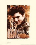 Elvis con brillantina Pósters