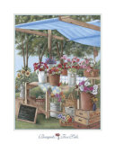 Bouquets For Sale Print by Kay Lamb Shannon