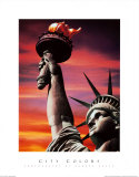 Statue de la Liberté Poster par Sandra Baker