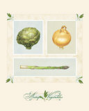 Antique Vegetables Prints by Alex Bloch