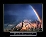 Imagination: Mountain with Rainbow Plakaty Imagination: Mountain with Rainbow Plakaty