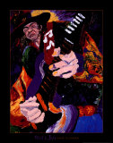 Blues Jam Print van Dane Tilghman Blues Jam Print van Dane Tilghman
