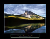 Vision: Bergspiegelung Kunstdruck