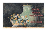 Nature morte à la cage rouge Poster par C. C. Wilson