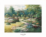 Treillis de jardin Posters par T. C. Chiu