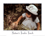 Nature's Tender Touch Poster by Kathy Klammer