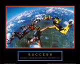 Success: Skydivers Juliste