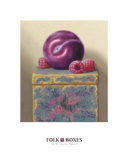 Folk Box, Plum Posters by W. Charles Nowell